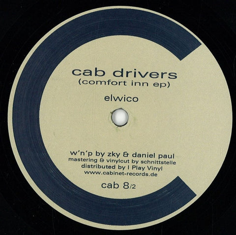 Cab Drivers - Comfort Inn EP - 12" - Cabinet - cab 8/2