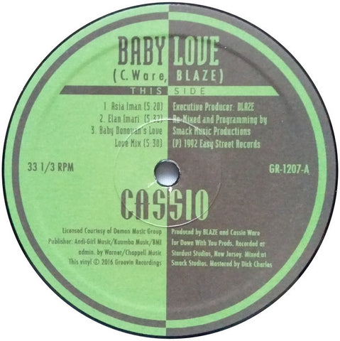 Cassio - Baby Love - 12" - Groovin Recordings - GR-1207