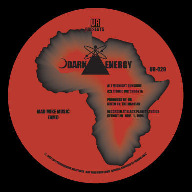 Underground Resistance - Dark Energy - 12" - Underground Resistance – UR-029r