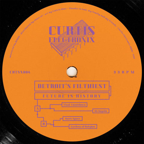 Detroit's Filthiest ‎- Future Is History EP - 12" - Curtis Electronix - CRTSX004