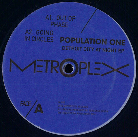 Population One - Detroit City at Night EP - 12" - Metroplex - M-045