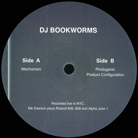 DJ Bookworms - Mechanism - 12" - Anòmia - ANM005