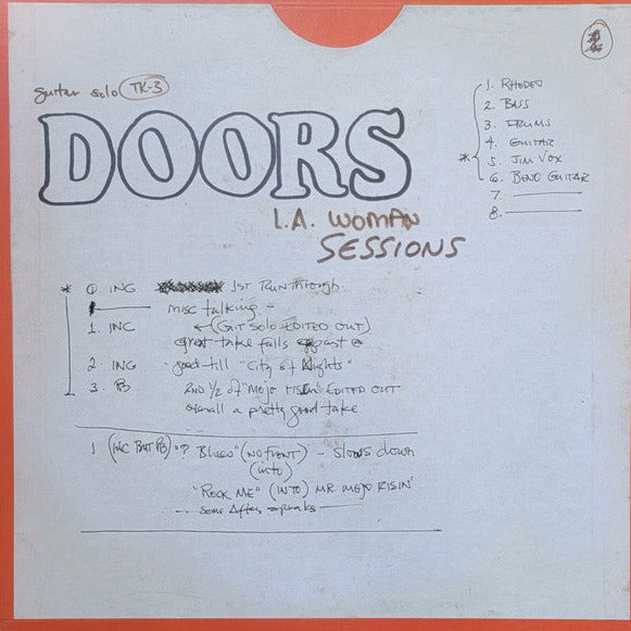 Doors ‎- L.A. Woman Sessions - 4xLP - Rhino Records ‎- R1 67099
