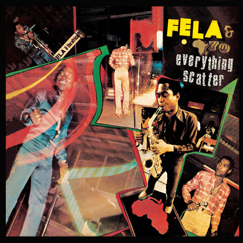 Fela Kuti - Everything Scatter - LP - Knitting Factory Records ‎- KFR2013-1