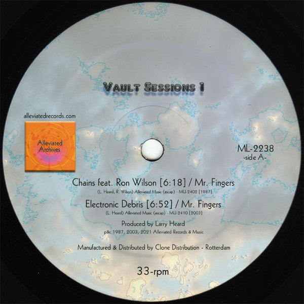 Mr. Fingers - Vault Sessions 1 EP - 12" - Alleviated Records ‎- ML-2238