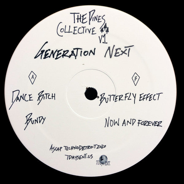 Generation Next - The Pines Collective V1 EP - 12" - 7 Days Ent. - 7DAYSGN 1007