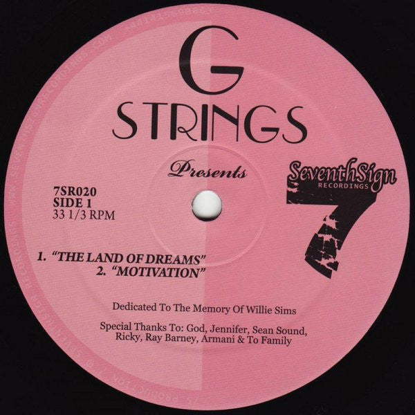 G-Strings - The Land of Dreams - 12" - Seventh Sign - 7SR020