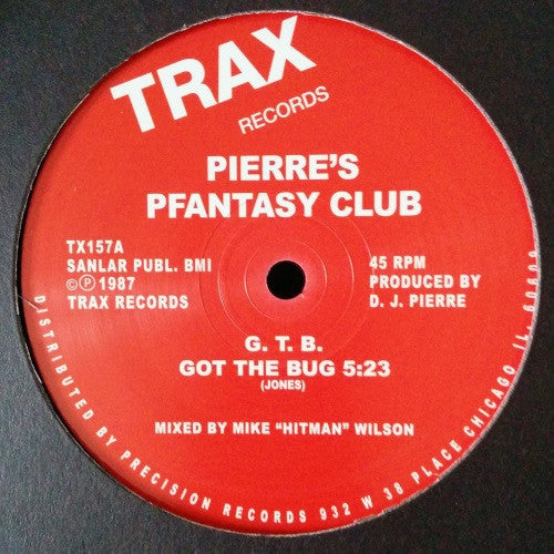 Pierre's Pfantasy Club - G.T.B. - 12" - Trax Records - TX157