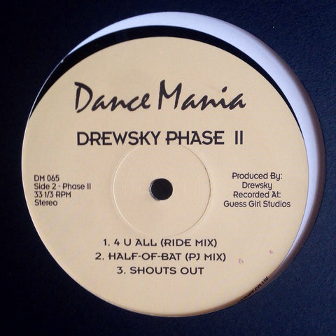 Drewsky - Phase II - 12" - Dance Mania - DM 065