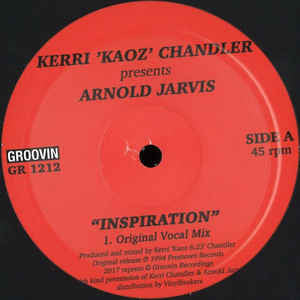 Arnold Jarvis - Inspiration - 12" - Groovin Recordings - GR 1212