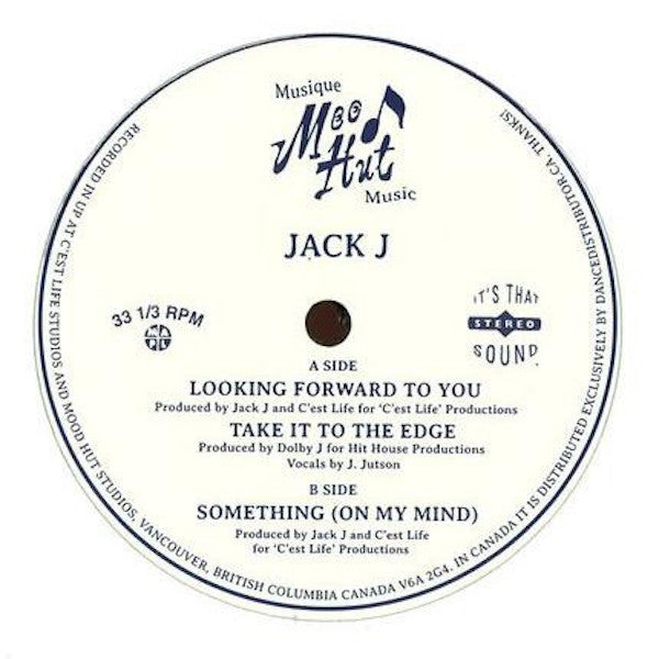 Jack J - Looking Forward To You - 12" - Mood Hut - MH007