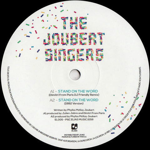 The Joubert Singers - Stand On The Word - 12" - Elias Productions - EL005