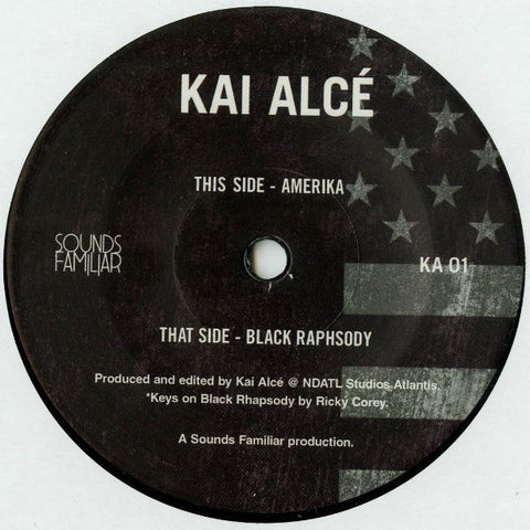 Kai Alcé - Amerika - 7" - Sounds Familiar - KA01