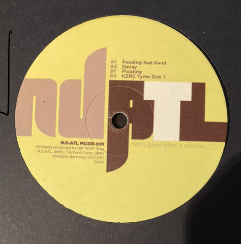 Kai Alcé - The Floating EP - NDATL Muzik - NDATL 001 RCRM