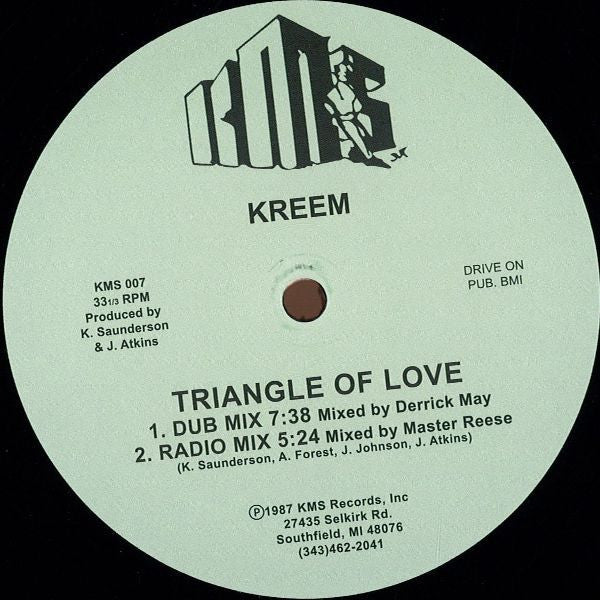 Kreem - Triangle of Love - 12" - KMS 007