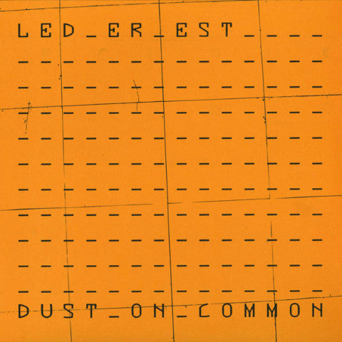 Led Er Est - Dust On Common - LP - Mannequin - MNQ 099