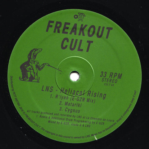 LNS - Heliacal Rising - 12" - Freakout Cult - CULT 03