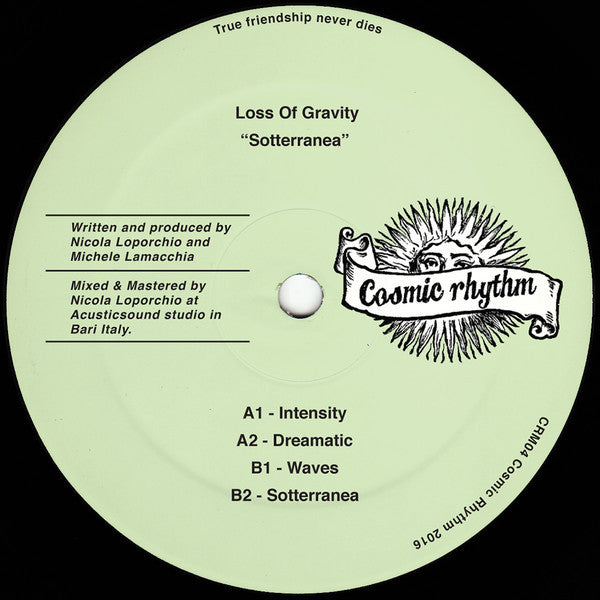 Loss of Gravity - Sotterranea - 12" - Cosmic Rhythm - CRM04