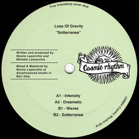Loss of Gravity - Sotterranea - 12" - Cosmic Rhythm - CRM04