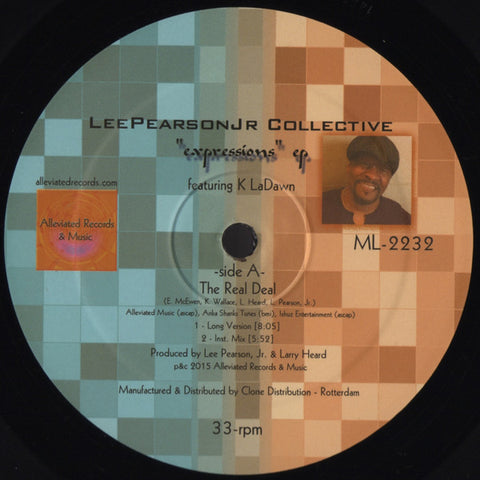 Lee Pearson Jr Collective - Expressions EP - 12" - Alleviated Records - ML2232