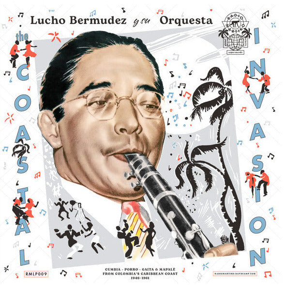 Lucho Bermudez Y Su Orquesta - The Coastal Invasion : Cumbia, Porro, Gaita & Mapalé from Colombia's Caribbean Coast (1946-1961) - 2xLP - Radio Martiko - RMLP009