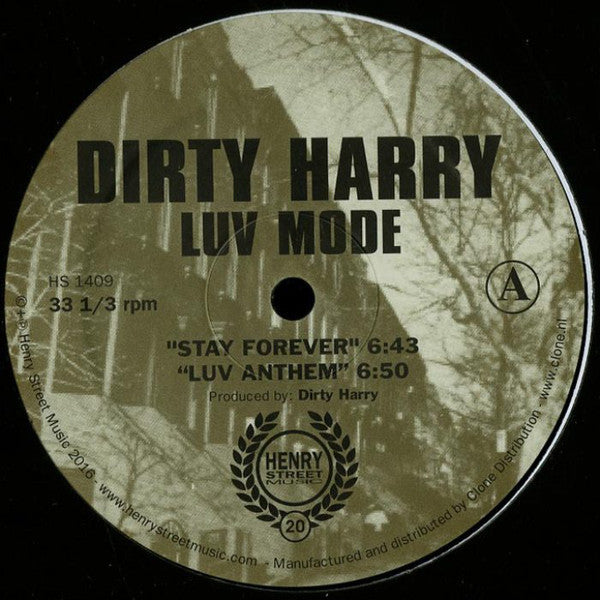 Dirty Harry - Luv Mode - 12" - Henry Street Music - HS 1409