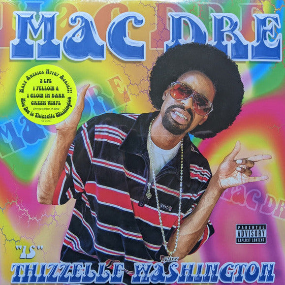 Mac Dre ‎– Thizzelle Washington - 2xLP - Thizz Entertainment ‎– THZ 1057-1