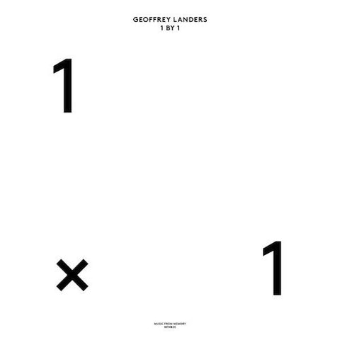 Geoffrey Landers - 1 By 1 - 2xLP - Music From Memory - MFM025