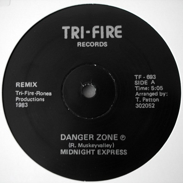 Midnight Express - Danger Zone - 12" - Peoples Potential Unlimited - TF-693