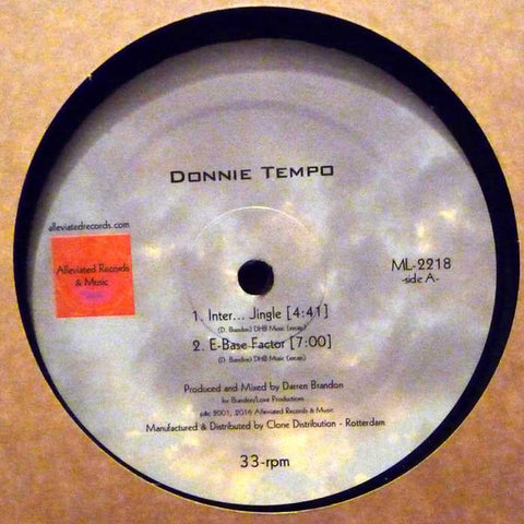 Donnie Tempo - 12" - Alleviated Records - ML-2218
