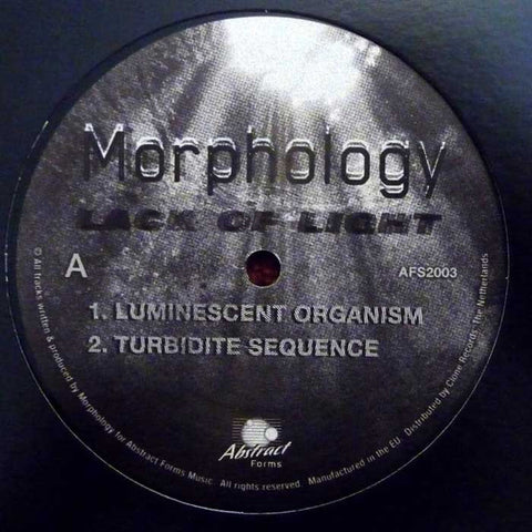 Morphology - Lack of Light - 12" - Abstract Forms - AFS20.03