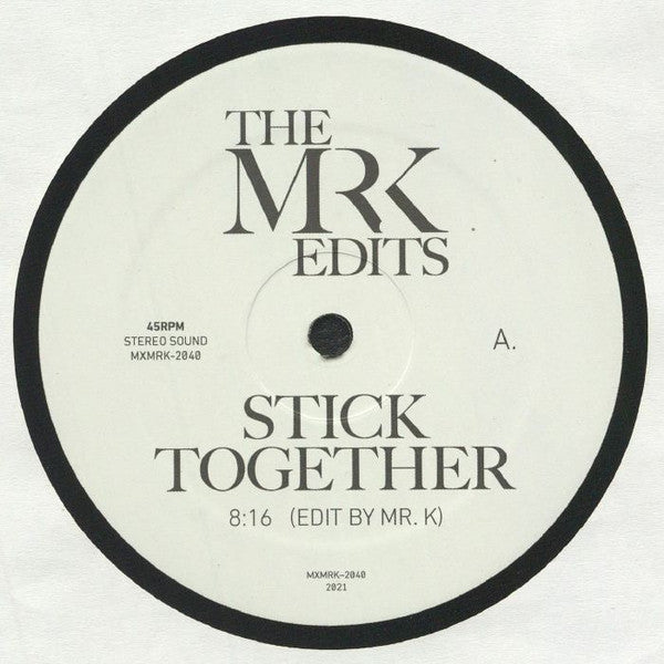 Minnie Riperton / The Jackson 5 – Stick Together / Body Language - 12" - Most Excellent Unlimited – MXMRK-2040
