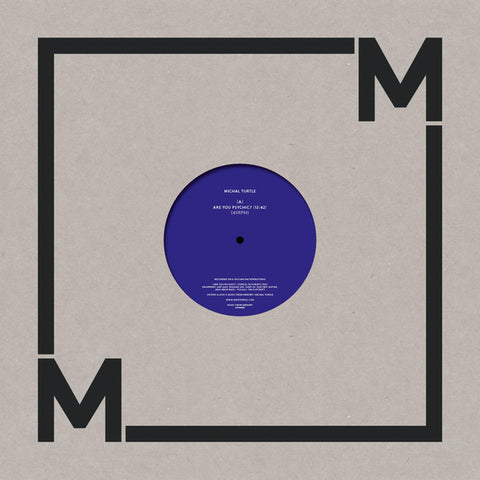 Michal Turtle - Are You Psychic? - 12" - Music From Memory - MFM008