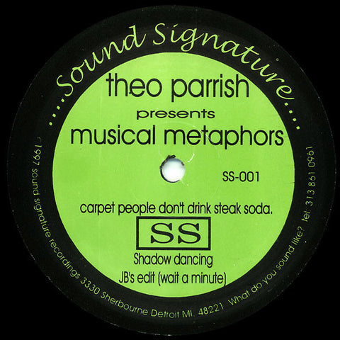 Theo Parrish - Musical Metaphors - 12" - Sound Signature - SS-001
