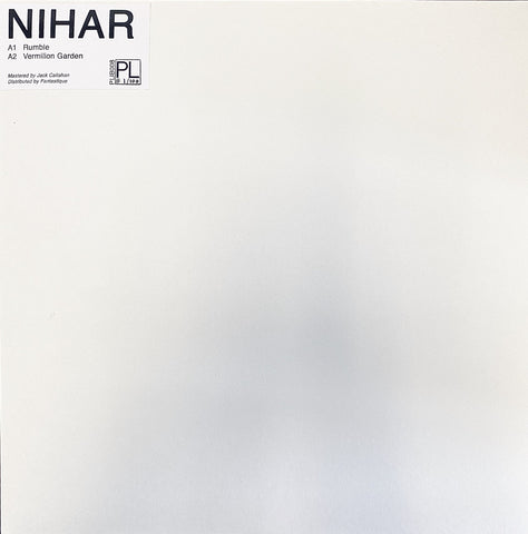 Nihar - Rumble/Vermillion Garden - 12" - Psychic Liberation ‎- PLIB008