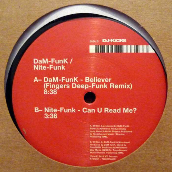 DaM-Funk / Nite-Funk - Believer / Can U Read Me? - 12" - !K7 Records - K7332EP