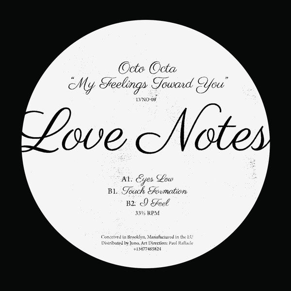 Octo Octa - My Feelings Toward You - 12" - Love Notes - LVNO-09