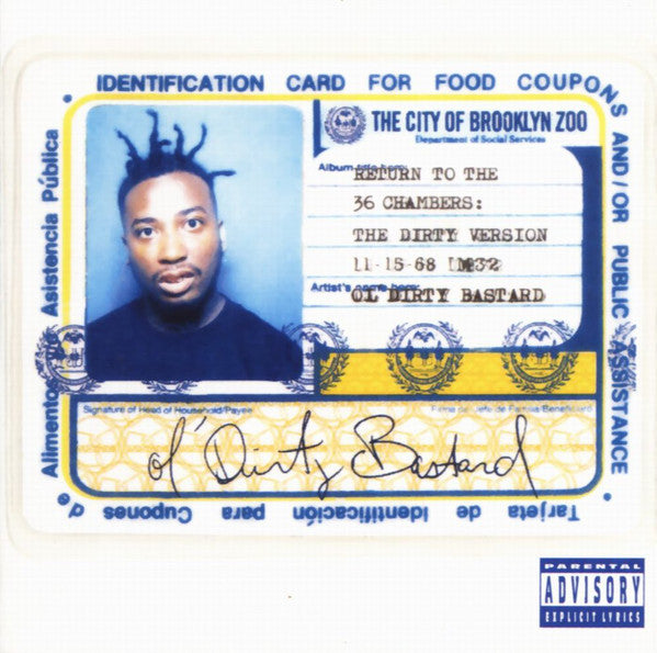 Ol' Dirty Bastard - Return To The 36 Chambers: The Dirty Version - 2xLP - Get On Down - GET-52716