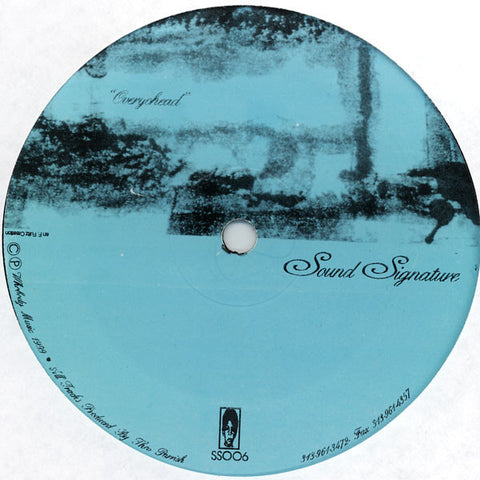 Theo Parrish - Overyohead - 12" - Sound Signature - SS006