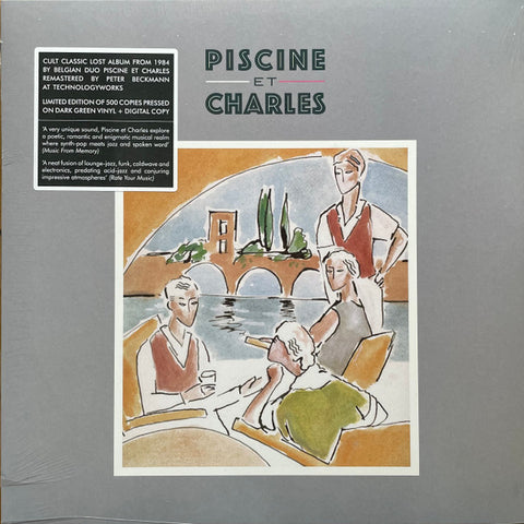 Piscine Et Charles ‎– Quart De Tour, Mon Amour - LP - Les Disques Du Crépuscule ‎– TWI 500