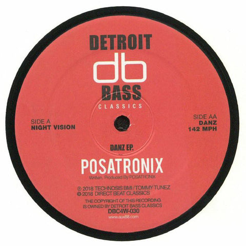 Posatronix - Danz EP - 12" - Direct Beat Classics ‎- DBC4W-030
