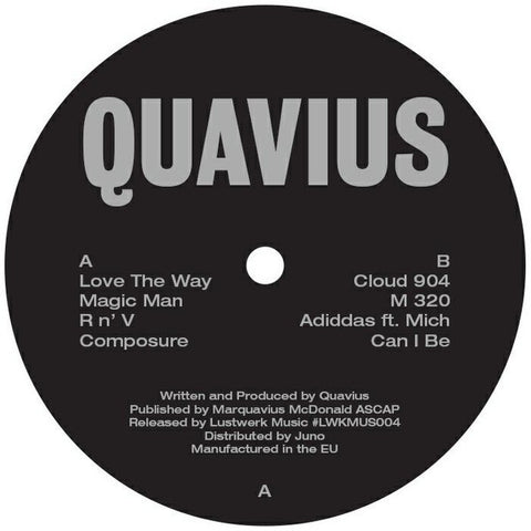 Quavius - 12" - Lustwerk Music - LWKMUS 004