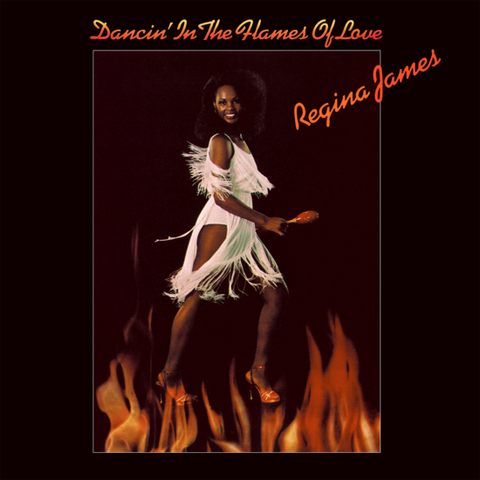 Regina James ‎– Dancin' In The Flames Of Love - LP - Regrooved ‎– RG-004