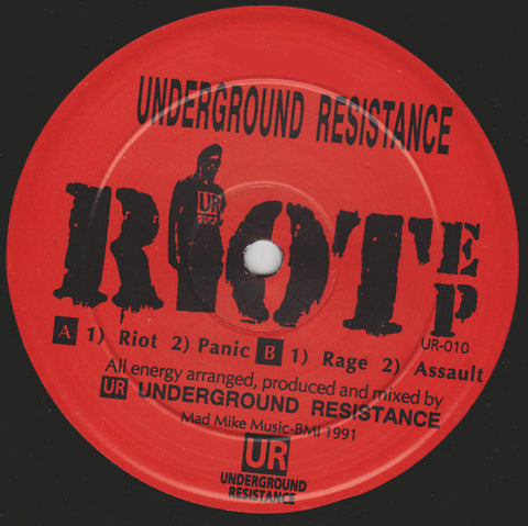Underground Resistance - Riot EP - 12" - Underground Resistance - UR-010