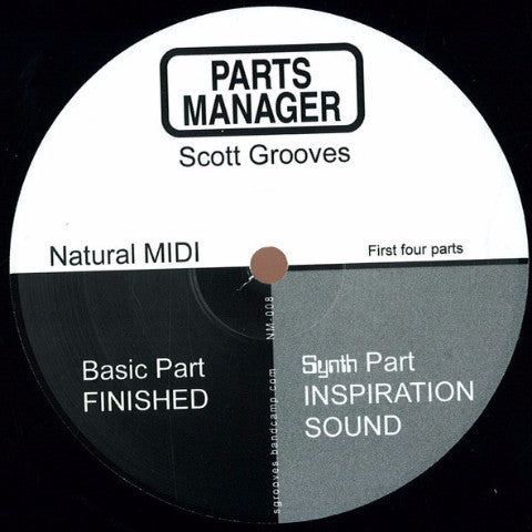 Scott Grooves - Parts Manager (First Four Parts) - 12" - Natural Midi - NM-008