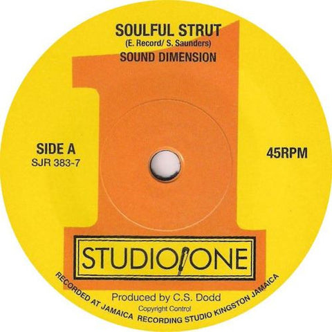 Sound Dimension - Soulful Strut - 7" - Soul Jazz Records - SJR383-7