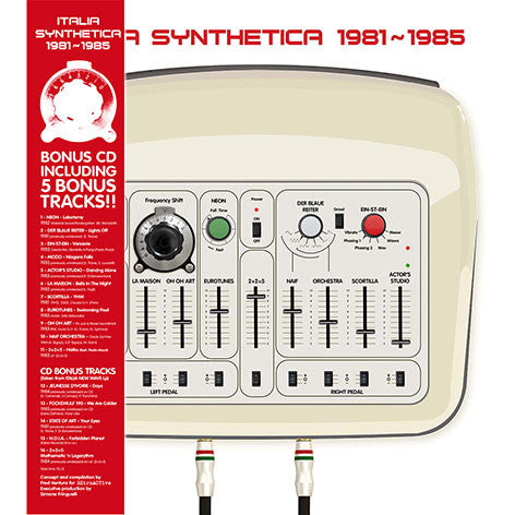 VA - Italia Synthetica 1981-1985 - LP+CD - Spittle Records - spittle34