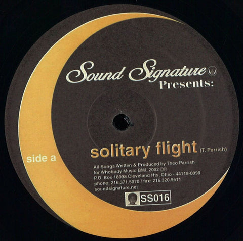 Theo Parrish - Solitary Flight - 12" - Sound Signature - SS016