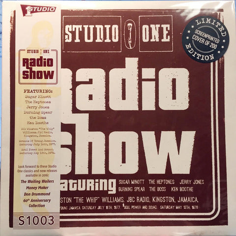 VA - Studio One Radio Show - LP - Studio One Records - S1003