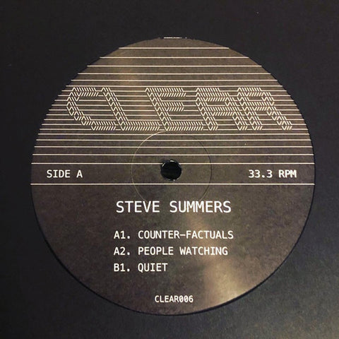 Steve Summers - Counter-Factuals - 12" - Clear - CLEAR-006